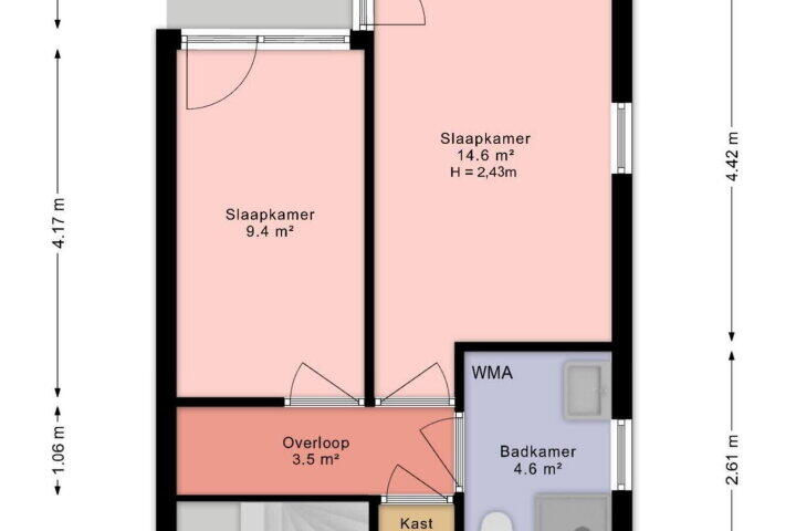Plattegrond – Leliekeverstraat 51, Den Haag