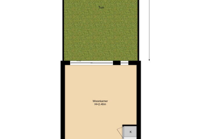 Plattegrond – Lelyschans 22, Zoetermeer