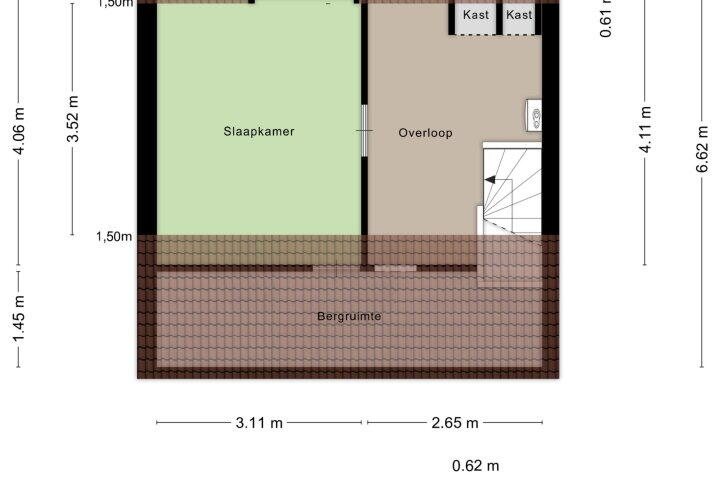 Plattegrond – Lelyweg 100, Zeewolde