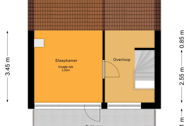 Plattegrond – Leo Gestelstraat 17, Almere