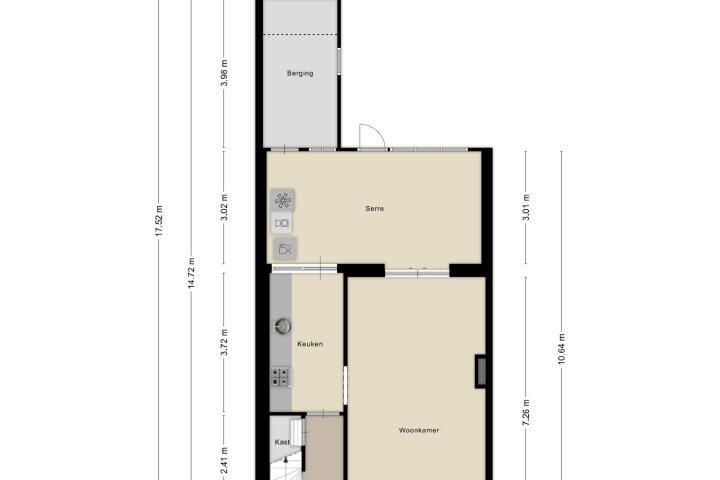 Plattegrond – Leostraat 5, Wijchen