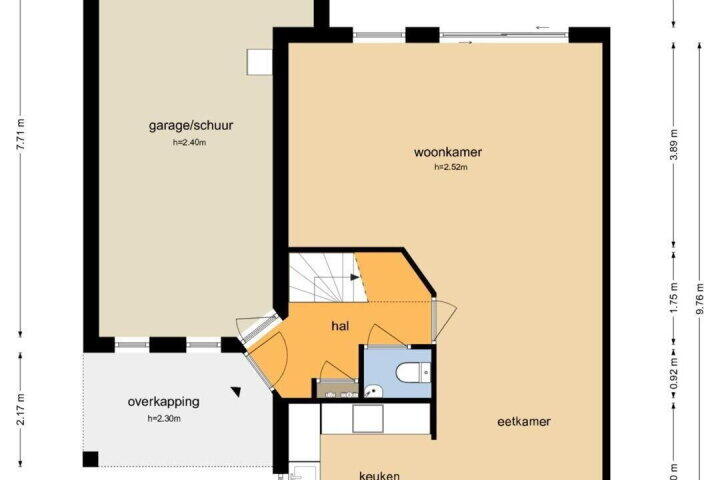 Plattegrond – Lepelaar 36, Meppel