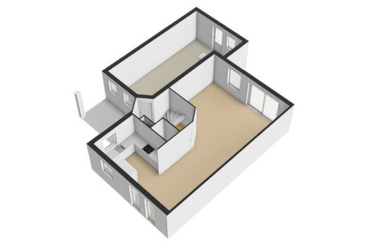 Plattegrond – Lepelaar 36, Meppel