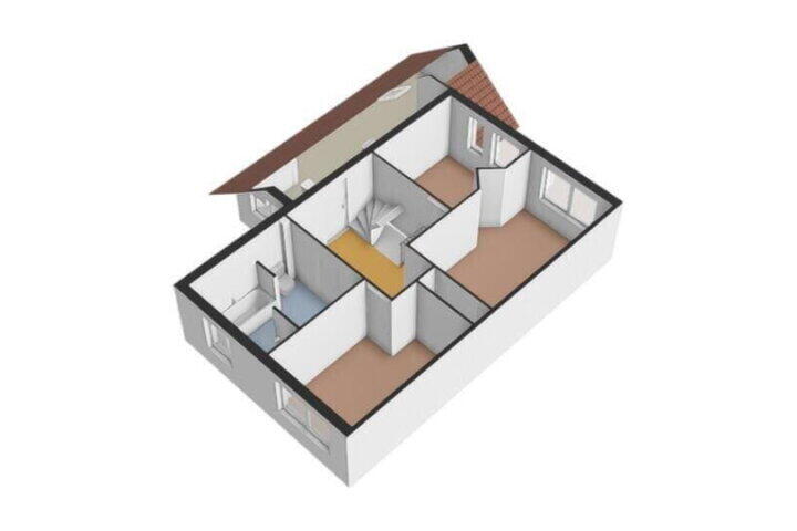 Plattegrond – Lepelaar 36, Meppel