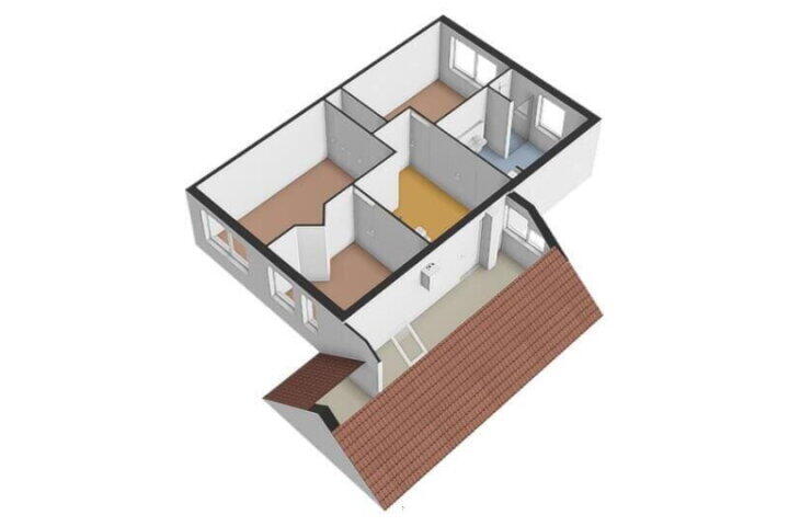 Plattegrond – Lepelaar 36, Meppel