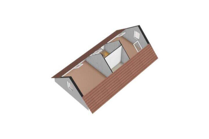Plattegrond – Lepelaar 36, Meppel