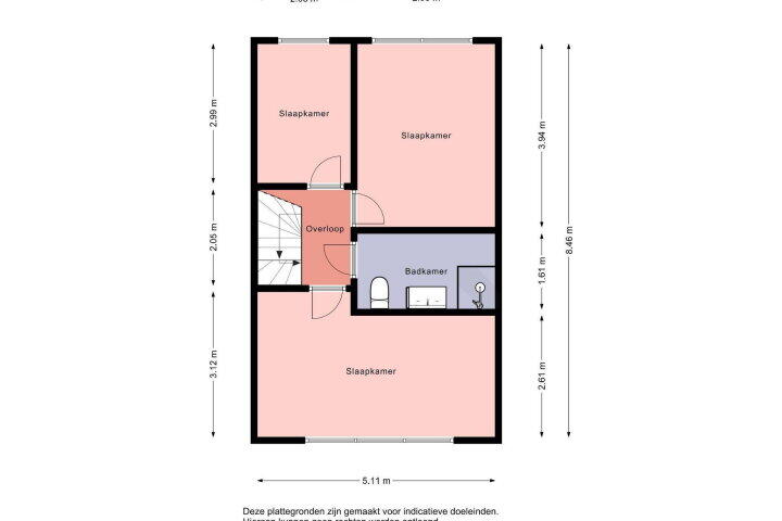 Plattegrond – Lepelaarstraat 74, Heerenveen