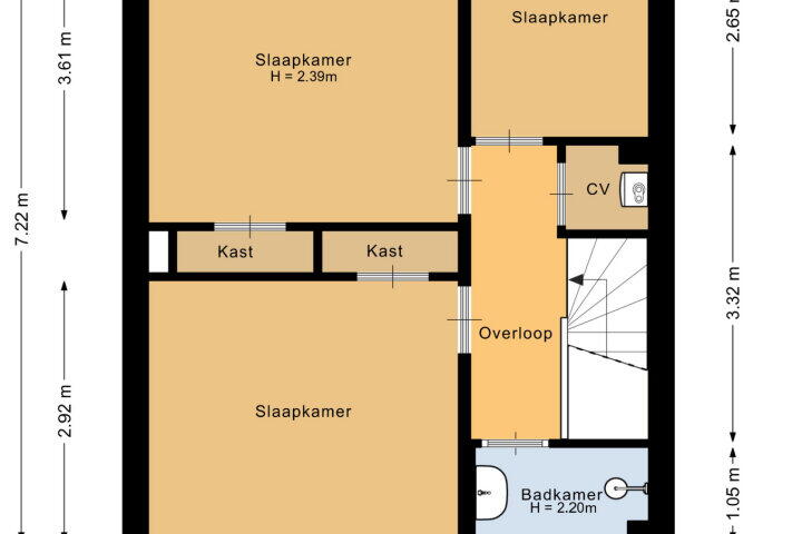 Plan – Le Sage ten Broekstraat 19, Nijmegen