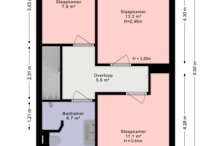 Plan – Libelsingel 58, Den Haag