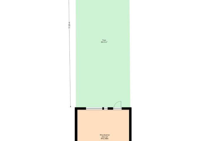 Plattegrond – Libelsingel 58, Den Haag