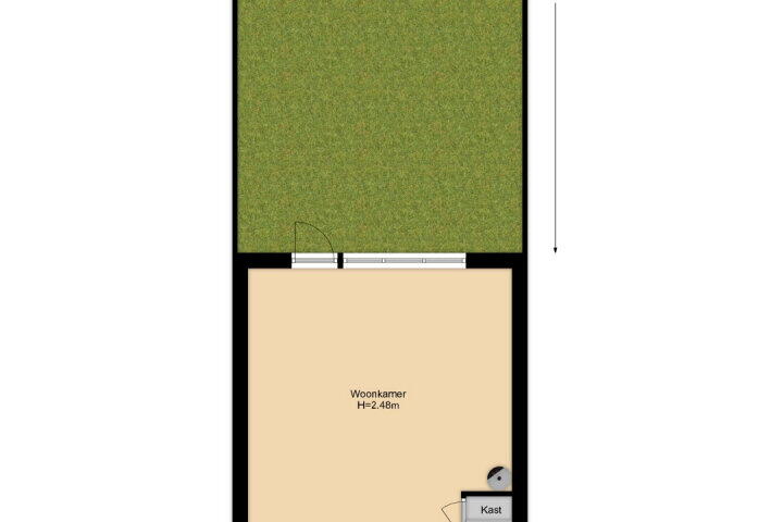Plattegrond – Lichtgroen 31, Zoetermeer