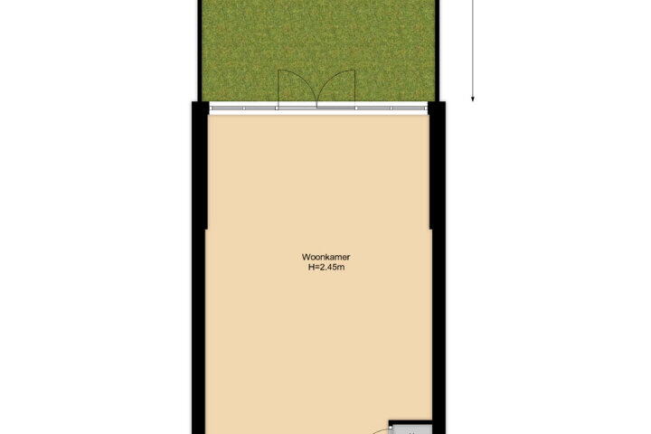Plattegrond – Lichtgroen 7, Zoetermeer