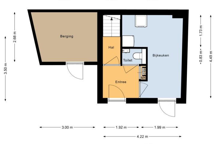 Plattegrond – Liesbeth Tilanusland 9, Heerhugowaard