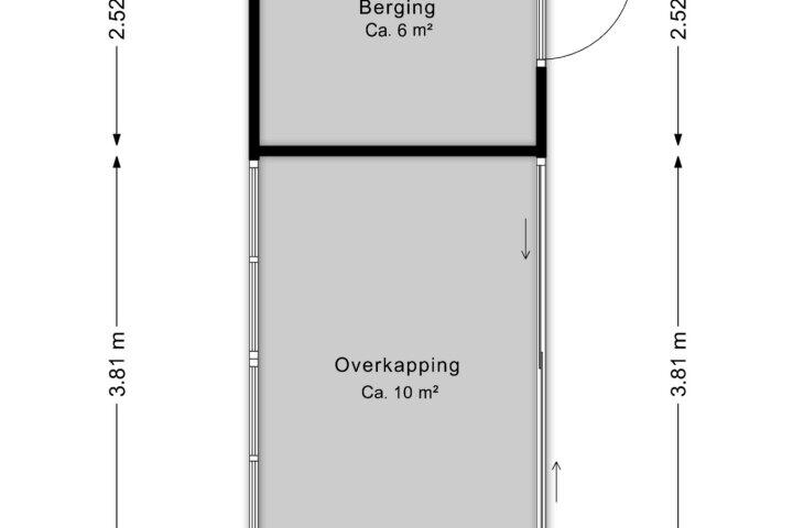 Plattegrond – Ligusterhage 22, Assen