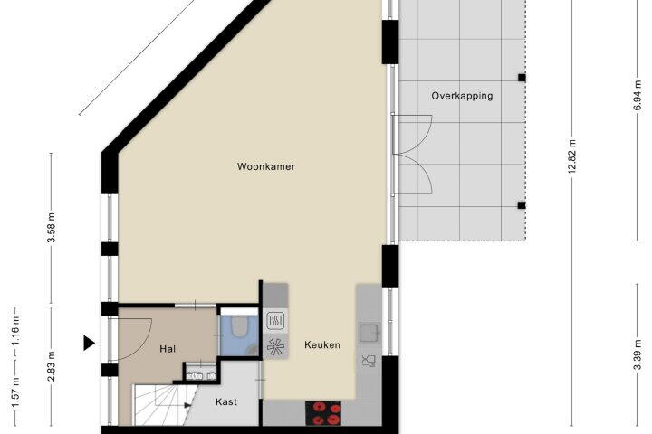Plattegrond – Lijsterhof 29, Zeewolde