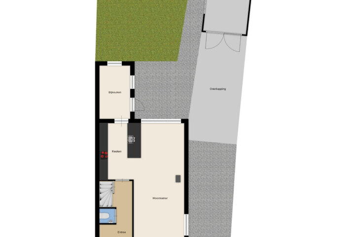 Plattegrond – Lijsterlaan 6, Beilen