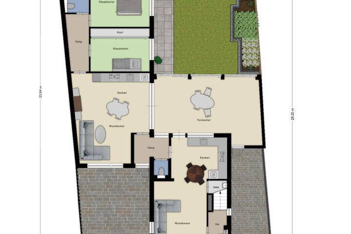 Plattegrond – Lijsterstraat 10, St. Willebrord