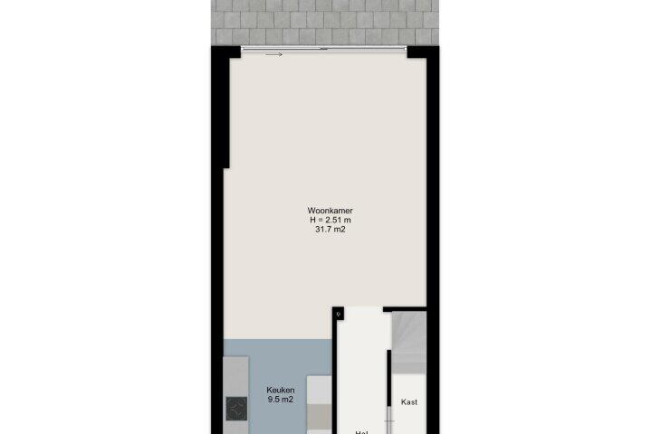 Plattegrond – Lijsterstraat 232, Enschede