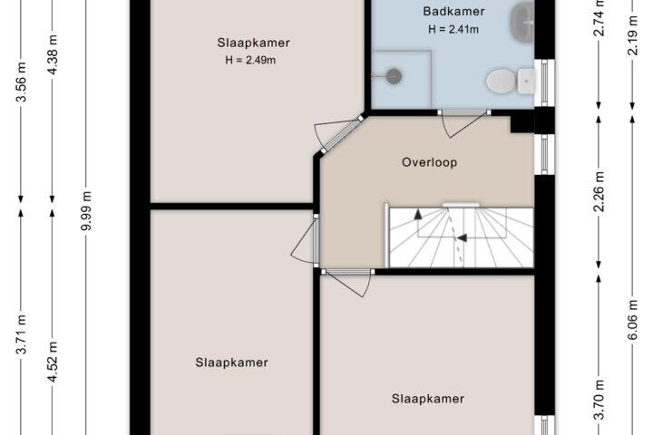 Plattegrond – Linde 2, Coevorden