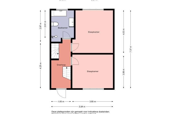 Plattegrond – Lindenlaan 18, Heerenveen