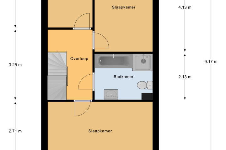 Plattegrond – Lingestraat 31, Middelburg
