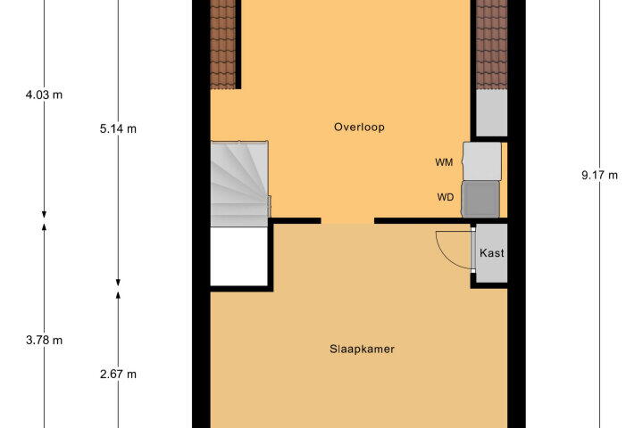 Plattegrond – Lingestraat 31, Middelburg