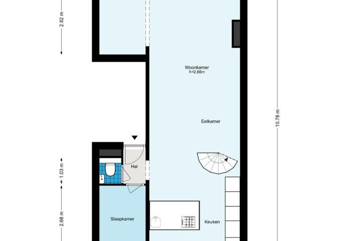 Plattegrond – Linnaeusstraat 67 3, Amsterdam