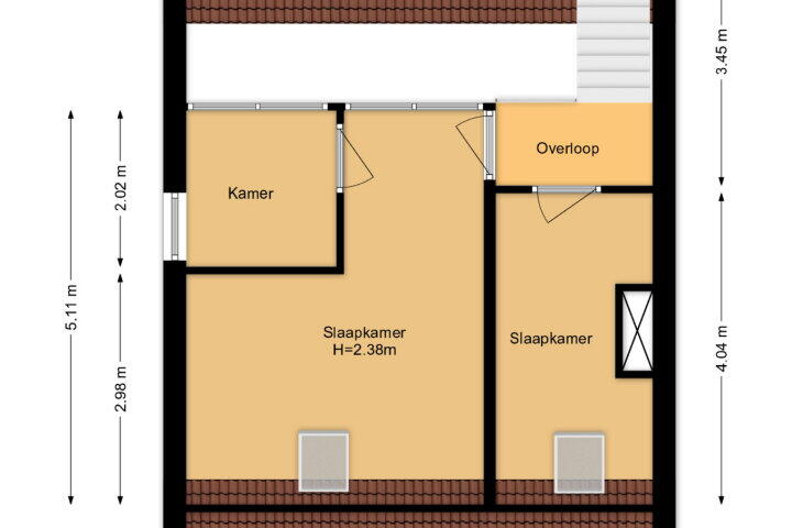 Plattegrond – Lissenvaart 129, Zoetermeer