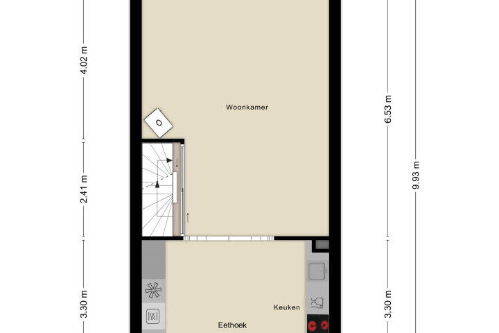 Plattegrond – Liszthof 6, Alphen aan den Rijn