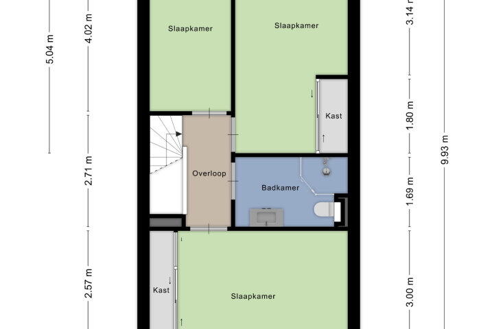 Plattegrond – Liszthof 6, Alphen aan den Rijn
