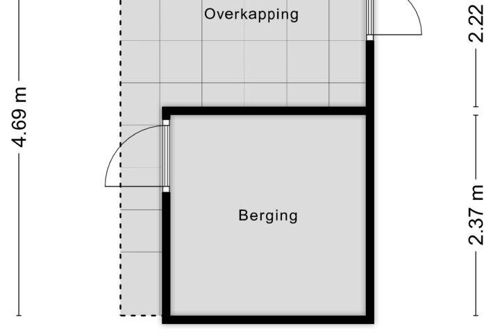 Plattegrond – Liszthof 6, Alphen aan den Rijn