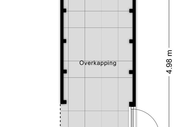 Plattegrond – Loevesteinstraat 121, Nijmegen