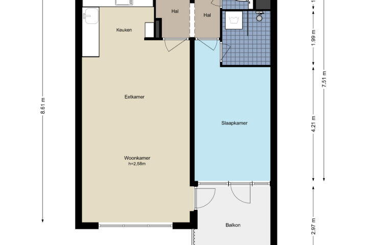 Plattegrond – Logger 137, Amstelveen