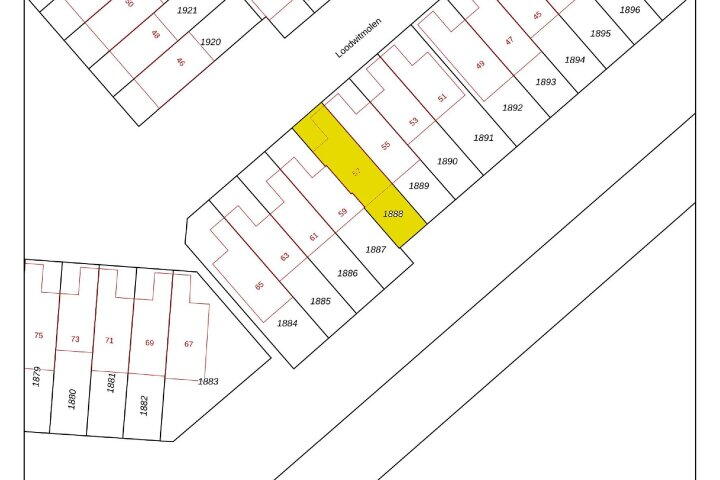 Plattegrond – Loodwitmolen 57, Heerhugowaard