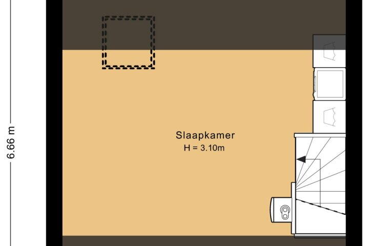 Plattegrond – Loodwitmolen 57, Heerhugowaard