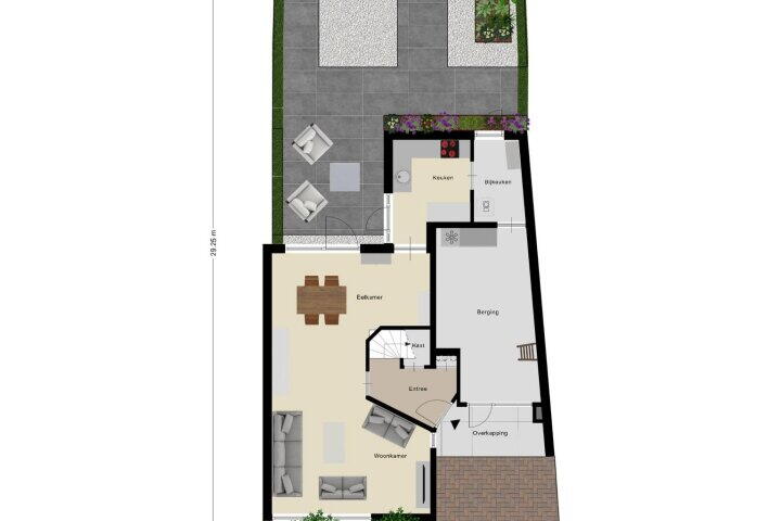 Plattegrond – Lotusberg 7, Roosendaal