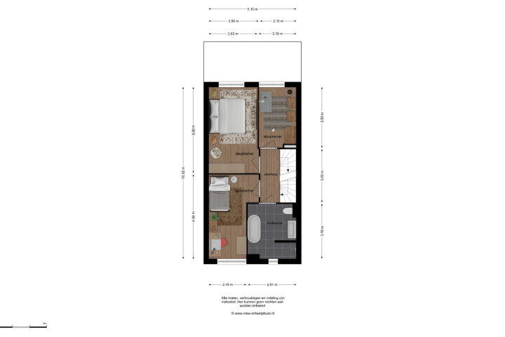 Plattegrond – Lous van Beusekomlaan 45, Breda