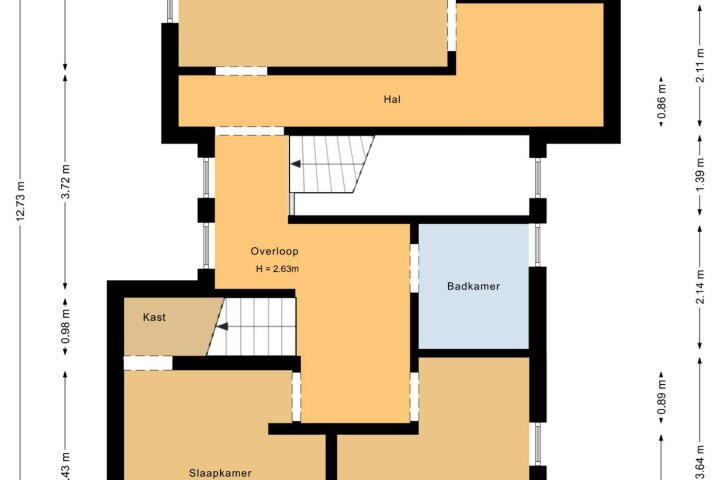 Plattegrond – Luchtenstein 13 A, de Wijk
