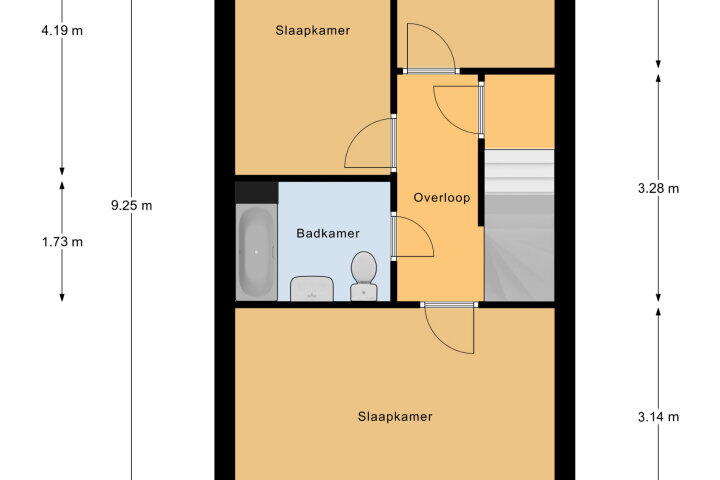 Plattegrond – Lunenburg 18, Vlissingen