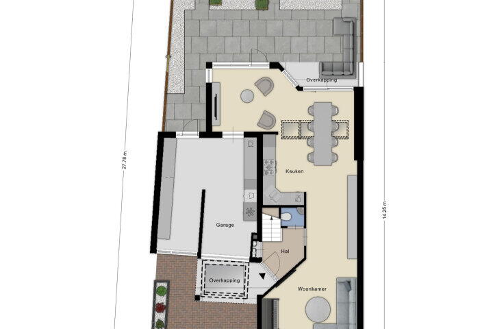 Plattegrond – Lupineberg 1, Roosendaal