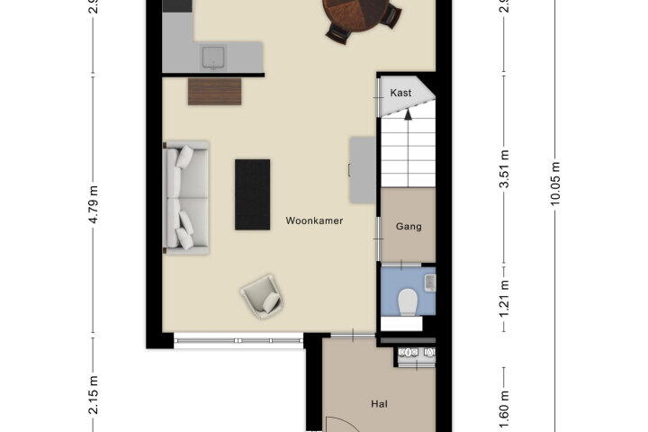Plattegrond – Lupineberg 96, Roosendaal