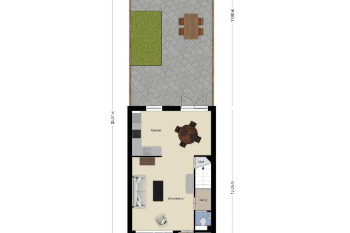Plattegrond – Lupineberg 96, Roosendaal