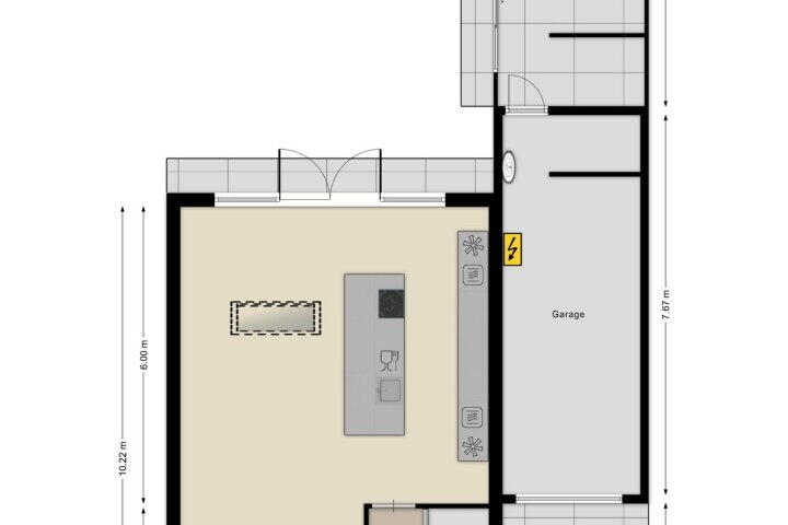 Plattegrond – Luykenlaan 3, Roosendaal