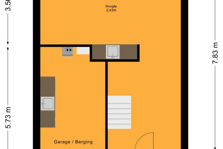Plattegrond – Maandagstraat 44, Almere