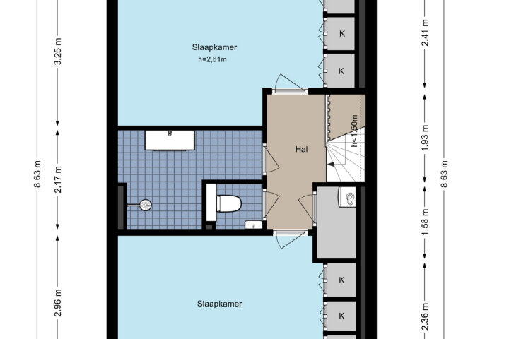 Plattegrond – Maarten Lutherweg 196, Amstelveen