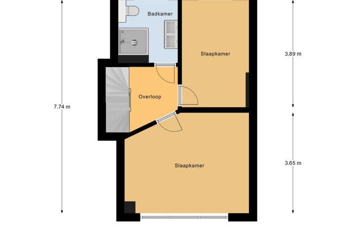 Plattegrond – Maastrichterstraat 147, Brunssum