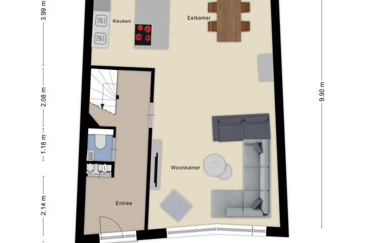 Plattegrond – Madeliefberg 49, Roosendaal