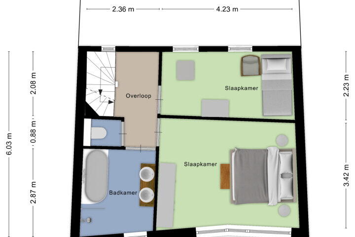Plattegrond – Madeliefberg 49, Roosendaal