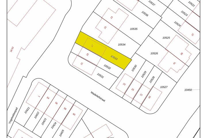 Plattegrond – Madeliefstraat 17, Heerhugowaard
