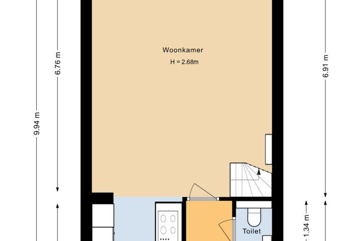Plattegrond – Madeliefstraat 17, Heerhugowaard